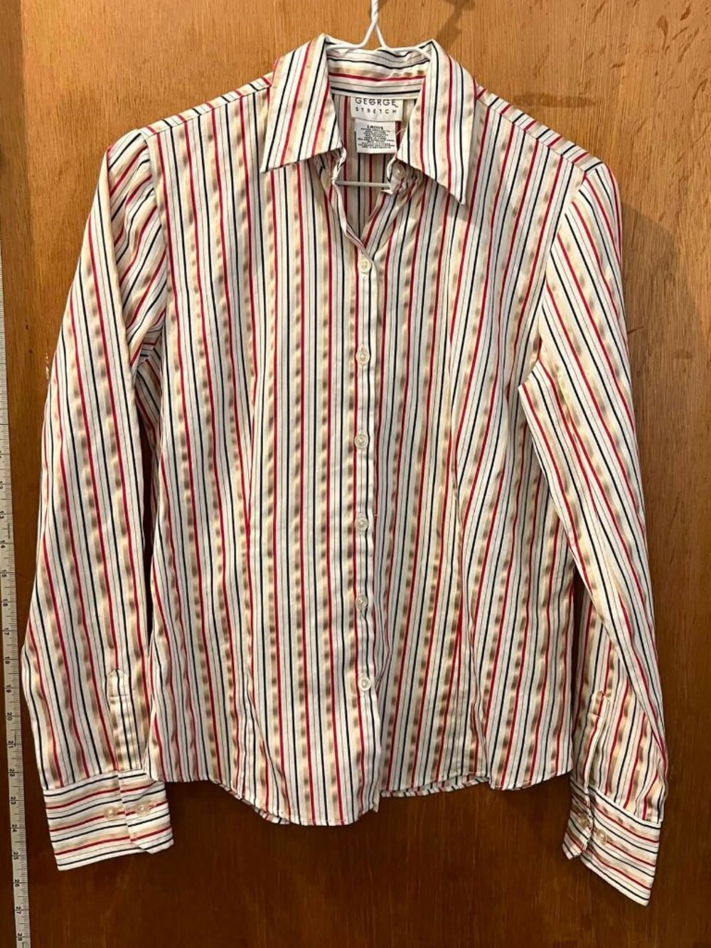🐻Size XS - George - Multi-Colored Long Sleeve Button-Down